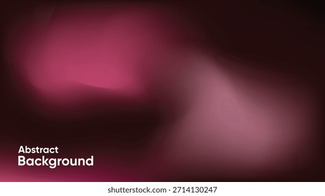 Fundo abstrato borrado com luz rosa brilhante em um gradiente escuro. Adequado para apresentações modernas, visuais digitais, sites, banners, papéis de parede e desenhos atmosféricos.
