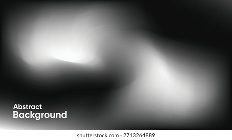Abstractas fondo borroso con luz blanca brillante en un gradiente oscuro. Ideal para presentaciones modernas, tecnología visual, Sitios web, Anuncios, Fondos de pantalla y diseños digitales atmosféricos.