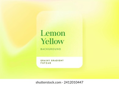 Resumen de fondo borroso con textura granulada. Gradiente amarillo y verde limón.
