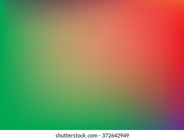 abstract blurred background with green, red and purple.