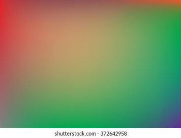 abstract blurred background with green, red and purple.