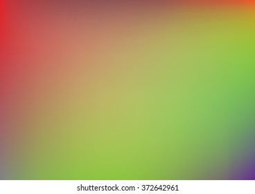 abstract blurred background with green, red and purple.