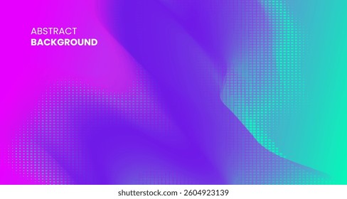 Abstract blurred background with halftone elements. Stock vector illustration.