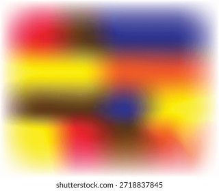 Fundo borrado abstrato com faixas horizontais de cores arco-íris.