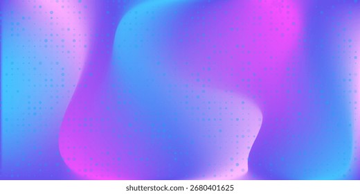Abstract blurred background image of blue, purple, pink colors gradient used as an illustration. Designing posters or advertisements.