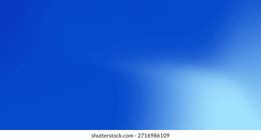 Abstract blurred background image of blue colors gradient used as an illustration. Designing posters or advertisements.