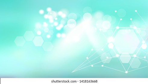 Abstract blurred background in modern style. Universal application - research, medicine, beauty and so on.