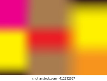 Abstract blurred background with neon pleasant colors yellow and brown smooth gradient texture, glowing website pattern, banner header or sidebar graphic art image