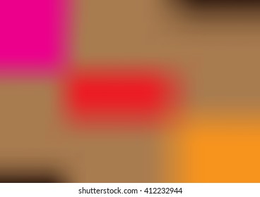 Abstract blurred background with neon pleasant colors brown and red  smooth gradient texture, glowing website pattern, banner header or sidebar graphic art image