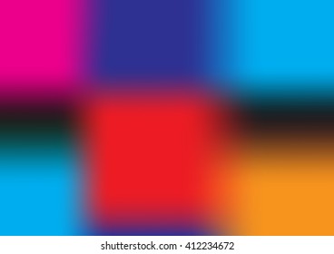 Abstract blurred background with neon pleasant colors blue and red  smooth gradient texture, glowing website pattern, banner header or sidebar graphic art image