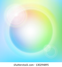 Abstract blurred background with radial light effects