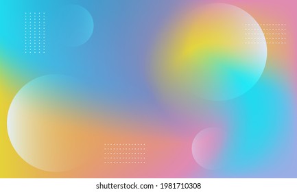 abstract blurred background with rainbow color