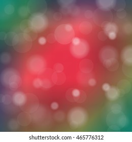 Abstract blurred background of rainbow shiny lights. Vector illustration