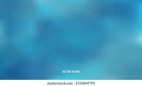Abstract blurred background with soft blue tones, ideal for design projects, presentations, or website backdrops. This vector design offers a calm and modern look.