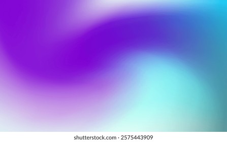 Abstract blurred background in soft pastel violet and blue colors. Horizontal wallpaper with smooth transitions of paint, resembling a watercolor.