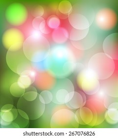 Abstract blurred background with sparkles. Vector eps10.