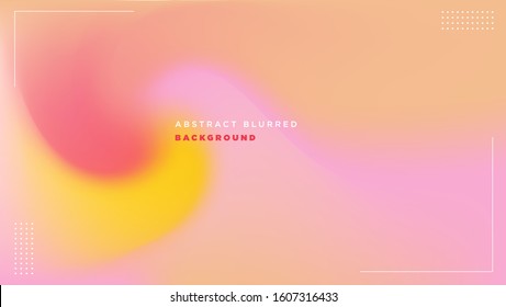 Abstract Blurred Background Summer Color