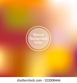 Abstract blurred background. Vector illustration of soft colored vintage backdrop. 