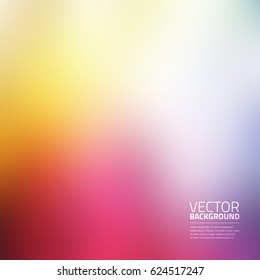 Abstract blurred background. Vector illustration for quotes, banners, covers, etc.