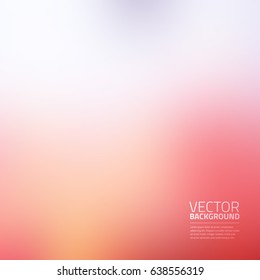 Abstract blurred background. Vector illustration for quotes, banners, covers, etc.