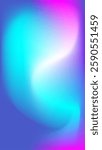 Abstract blurred background. Vertical colored blue background for the phone screen.