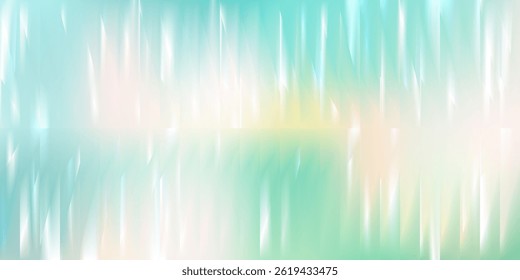 Abstract blurred background with vertical distortion in blue, purple and pink hues. Modern dreamy texture with soft gradients. Stock vector illustration in abstract style.