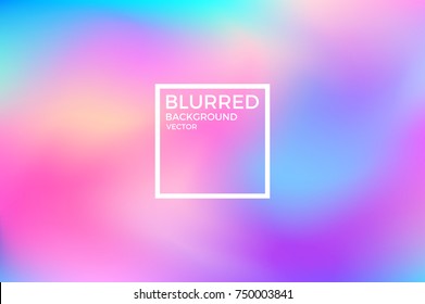 Abstract blurred background. Vivid color. Vector illustration