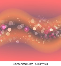 Abstract blurred background with wavy lines.