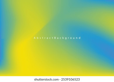 Abstract blurred background in yellow and blue tones