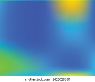 Abstract blurred background for your projects. Futuristic backdrop with bright rainbow colors. Vector illustration space. Blue celebration template for your graphic design, user interface or app.