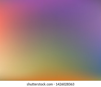 Abstract blurred background for your projects. Vector illustration texture. Flat backdrop with bright rainbow colors. Violet celebration template for your graphic design, user interface or app.