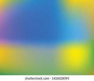 Abstract blurred background for your projects. Vector illustration pastel. Commercial backdrop with bright rainbow colors. Blue celebration template for your graphic design, user interface or app.