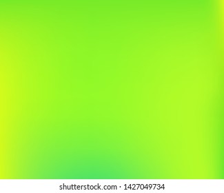 Abstract blurred background for your projects. Fresh backdrop with bright rainbow colors. Vector illustration flyer. Green celebration template for your graphic design, user interface or app.