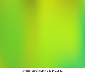 Abstract blurred background for your projects. Vector illustration art. Futuristic backdrop with bright rainbow colors. Green celebration template for your graphic design, user interface or app.