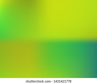 Abstract blurred background for your projects. Vector illustration elements. Clean backdrop with bright rainbow colors. Green celebration template for your graphic design, user interface or app.
