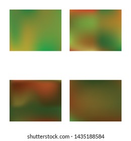 Abstract blurred background for your projects. Creative backdrop with bright rainbow colors. Vector illustration vintage. Green celebration template for your graphic design, user interface or app.