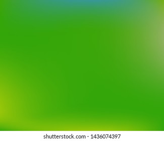 Abstract blurred background for your projects. Vector illustration flyer. Flat backdrop with bright rainbow colors. Green celebration template for your graphic design, user interface or app.