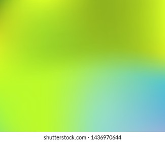 Abstract blurred background for your projects. Fresh backdrop with bright rainbow colors. Vector illustration layout. Green celebration template for your graphic design, user interface or app.