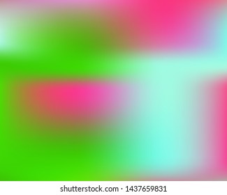 Abstract blurred background for your projects. Colorful backdrop with bright rainbow colors. Vector illustration art. Green celebration template for your graphic design, user interface or app.