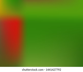 Abstract blurred background for your projects. Vector illustration elements. Creative backdrop with bright rainbow colors. Green celebration template for your graphic design, user interface or app.