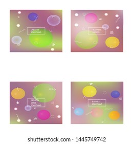 Abstract blurred background for your projects. Vibrant backdrop with bright rainbow colors. Vector illustration layout. Violet celebration template for your graphic design, user interface or app.