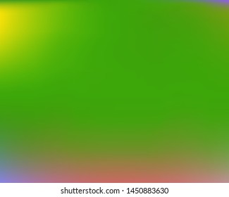 Abstract blurred background for your projects. Vector illustration concept. Flat backdrop with simple muffled colors. Green celebration template for your graphic design, user interface or app.