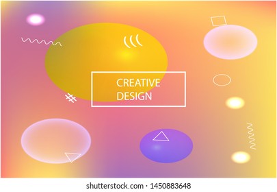 Abstract blurred background for your projects. Liquid backdrop with simple muffled colors. Vector illustration theme. Violet celebration template for your graphic design, user interface or app.