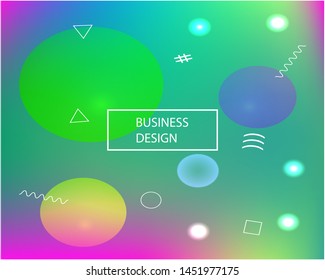 Abstract blurred background for your projects. Minimal backdrop with simple muffled colors. Vector illustration theme. Green celebration template for your graphic design, user interface or app.