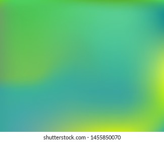 Abstract blurred background for your projects. Futuristic backdrop with simple muffled colors. Vector illustration vintage. Green celebration template for your graphic design, user interface or app.