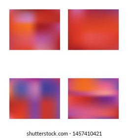 Abstract blurred background for your projects. Vector illustration vintage. Fluid backdrop with simple muffled colors. Red celebration template for your graphic design, user interface or app.