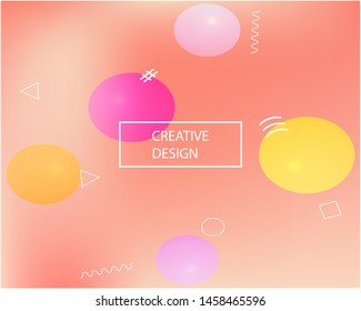 Abstract blurred background for your projects. Colorful backdrop with simple muffled colors. Vector illustration layout. Pink celebration template for your graphic design, user interface or app.