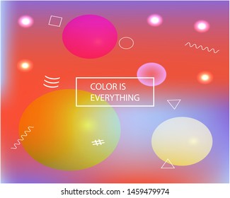 Abstract blurred background for your projects. Vector illustration elements. Commercial backdrop with simple muffled colors. Red celebration template for your graphic design, user interface or app.
