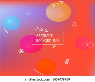 Abstract blurred background for your projects. Vector illustration pastel. Simple backdrop with simple muffled colors. Red celebration template for your graphic design, user interface or app.