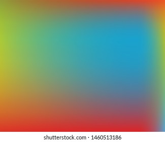 Abstract blurred background for your projects. Colorful backdrop with simple muffled colors. Vector illustration flyer. Blue celebration template for your graphic design, user interface or app.
